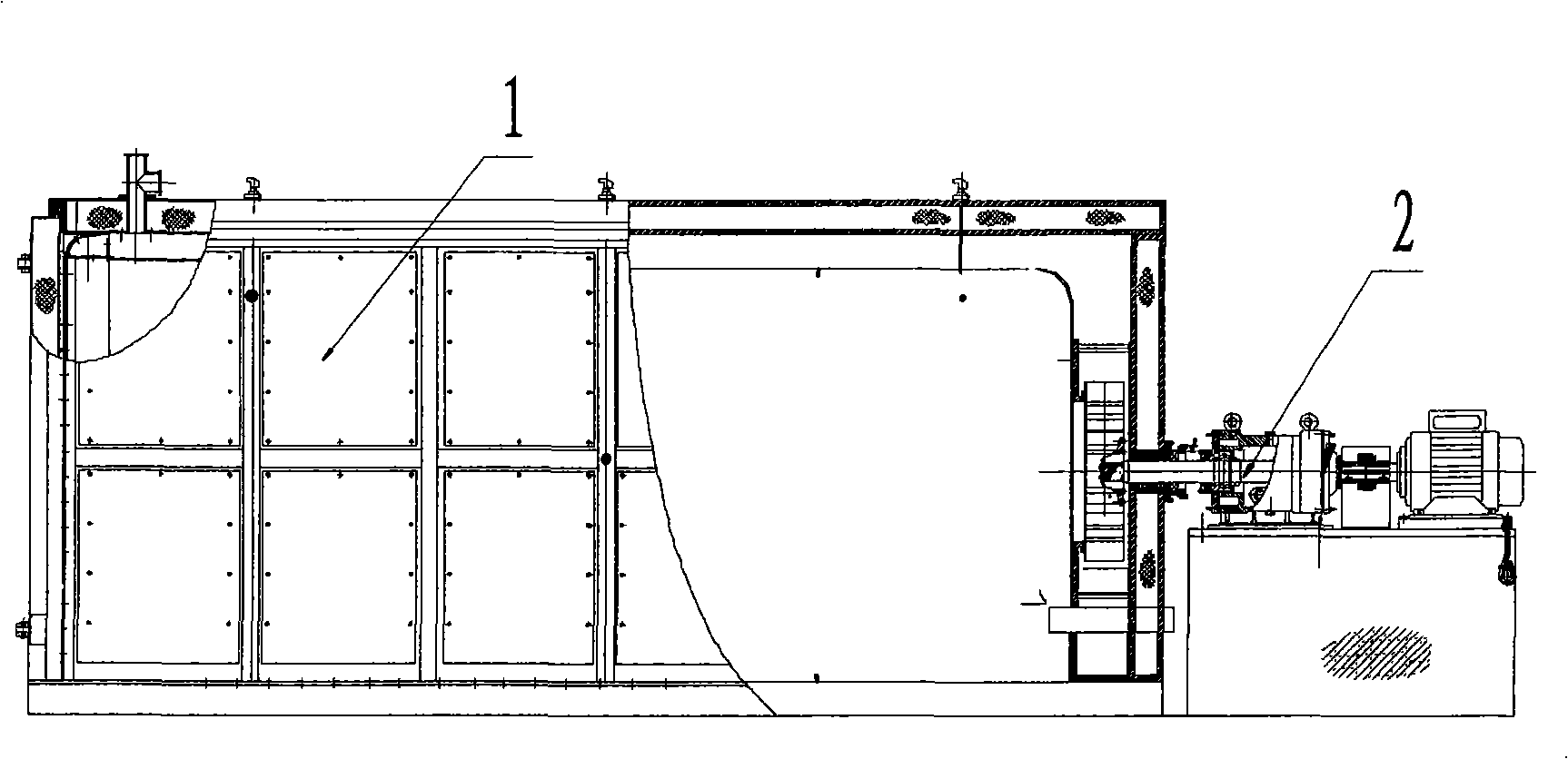 Aeroheating furnace and method for generating heat energy