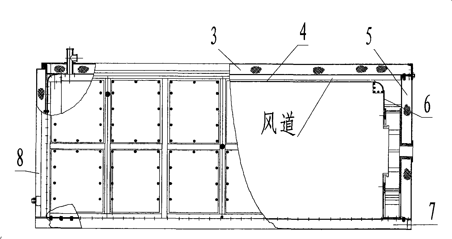 Aeroheating furnace and method for generating heat energy