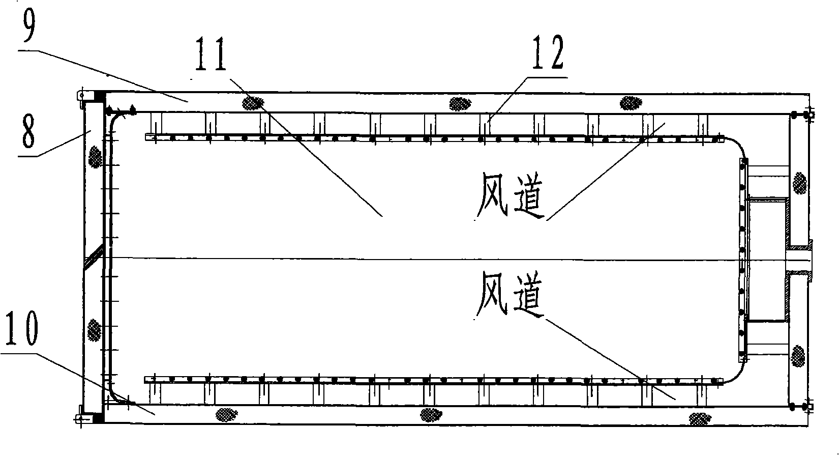 Aeroheating furnace and method for generating heat energy