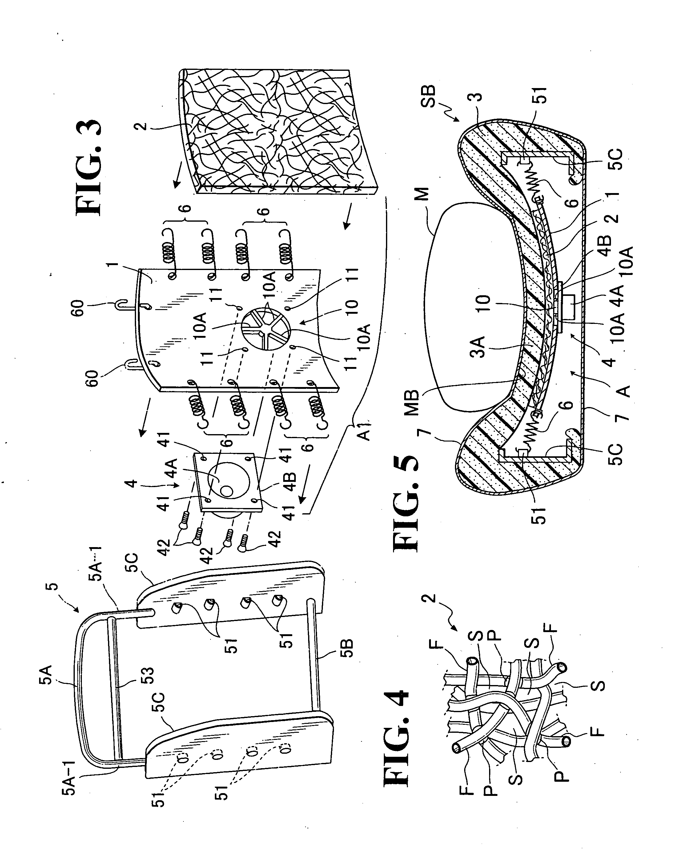 Acoustic structure of seat back