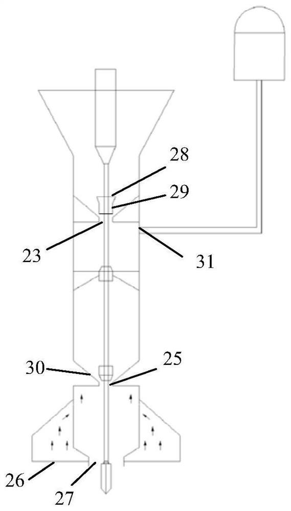 An integrated device and method for acid-process alumina shelling and cutting and flue gas separation