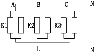 Device and method for three-phase unbalance adjustment based on electricity utilization information acquisition system