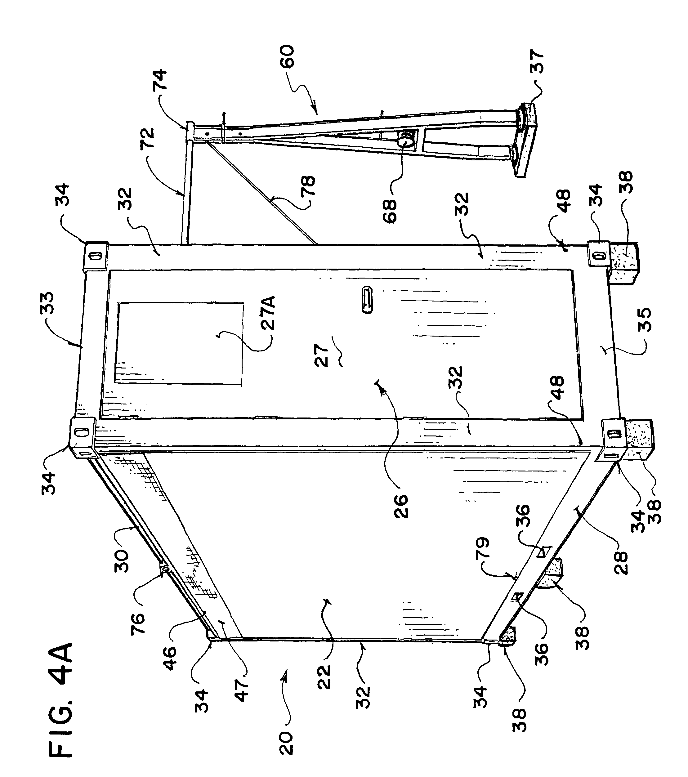 Collapsible modular shelter for containerized transportation