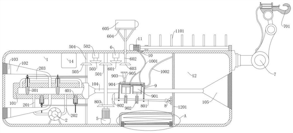 Intelligent diving following robot, following system and following method