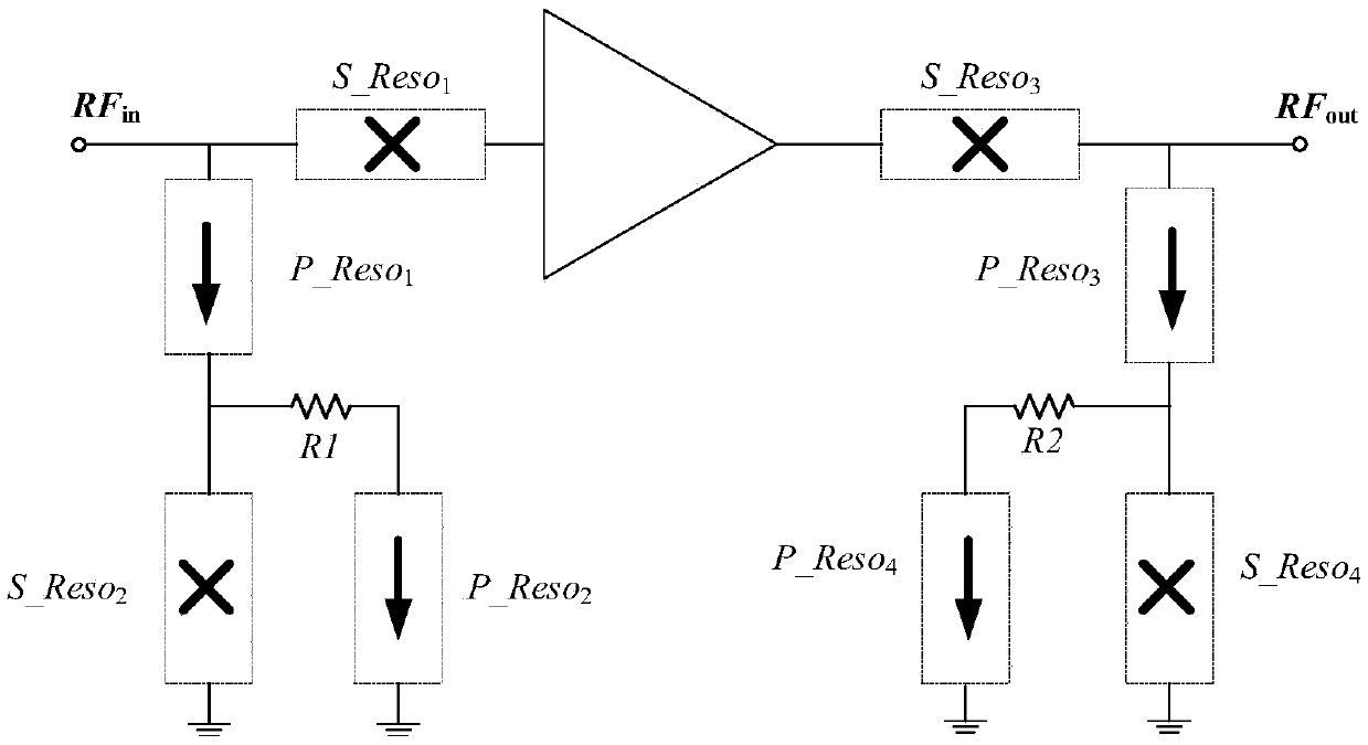 No-reflection microwave amplification device