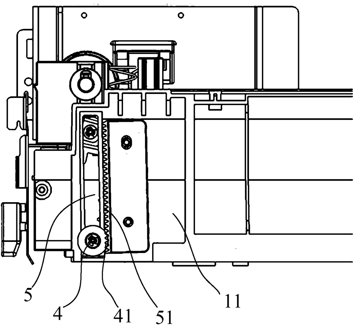 Paper feeding device for image processing equipment and image processing equipment