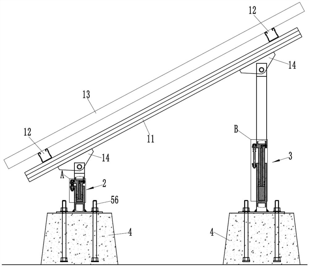 An Angle Adjustable Photovoltaic Flexible Support