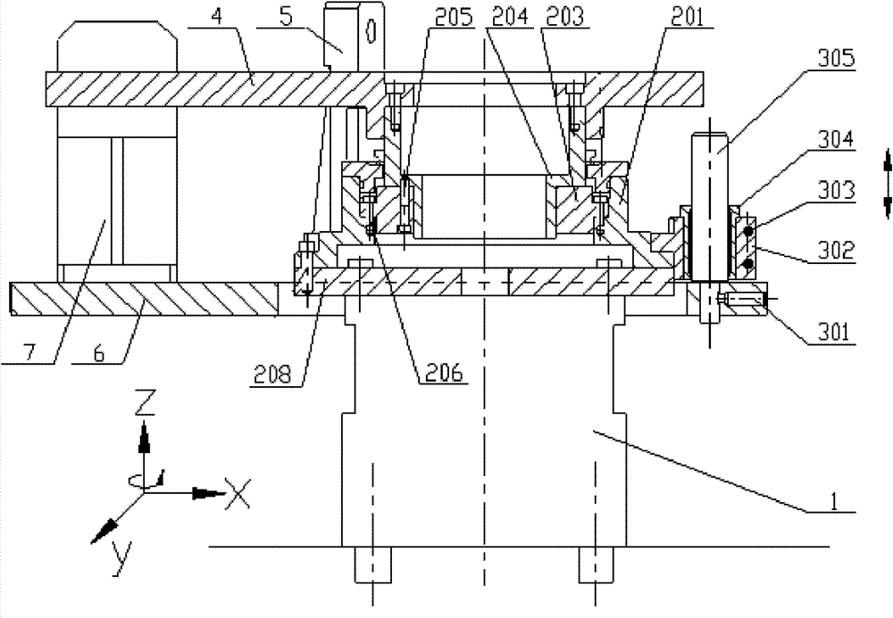 Illumination module movement device