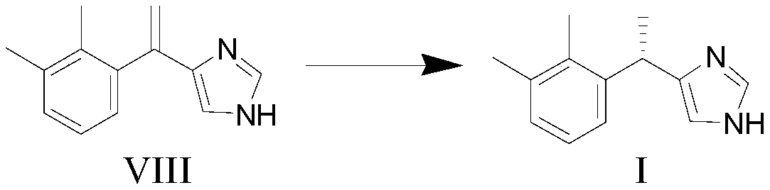 Method for preparing dexmedetomidine and hydrochloride thereof