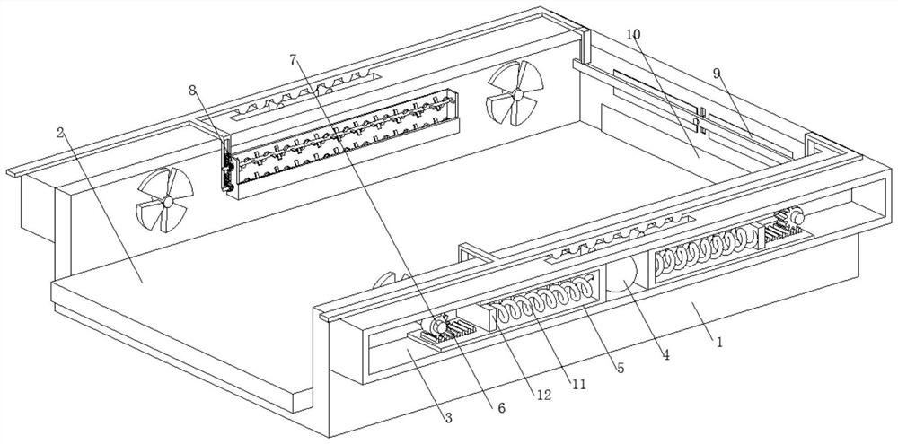 Combined MOS (Metal Oxide Semiconductor) tube structure with good insulating property