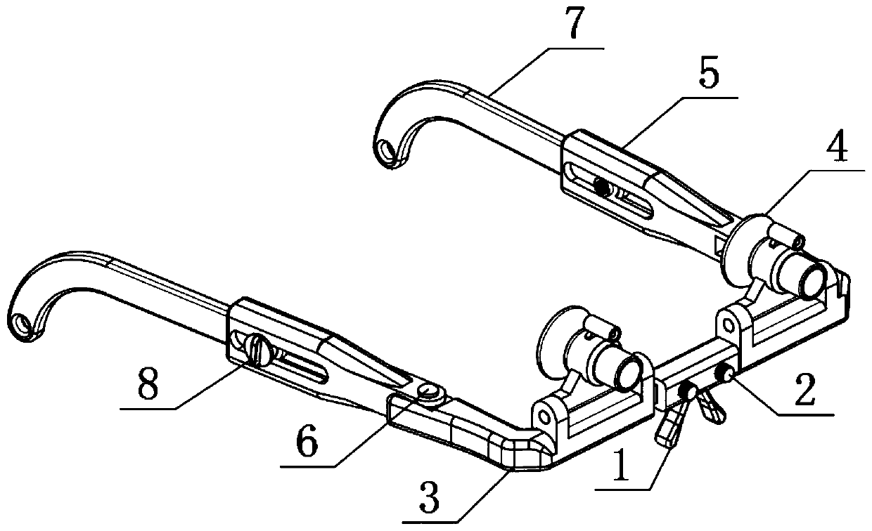 Glasses for auxiliary maintenance of precision instrument