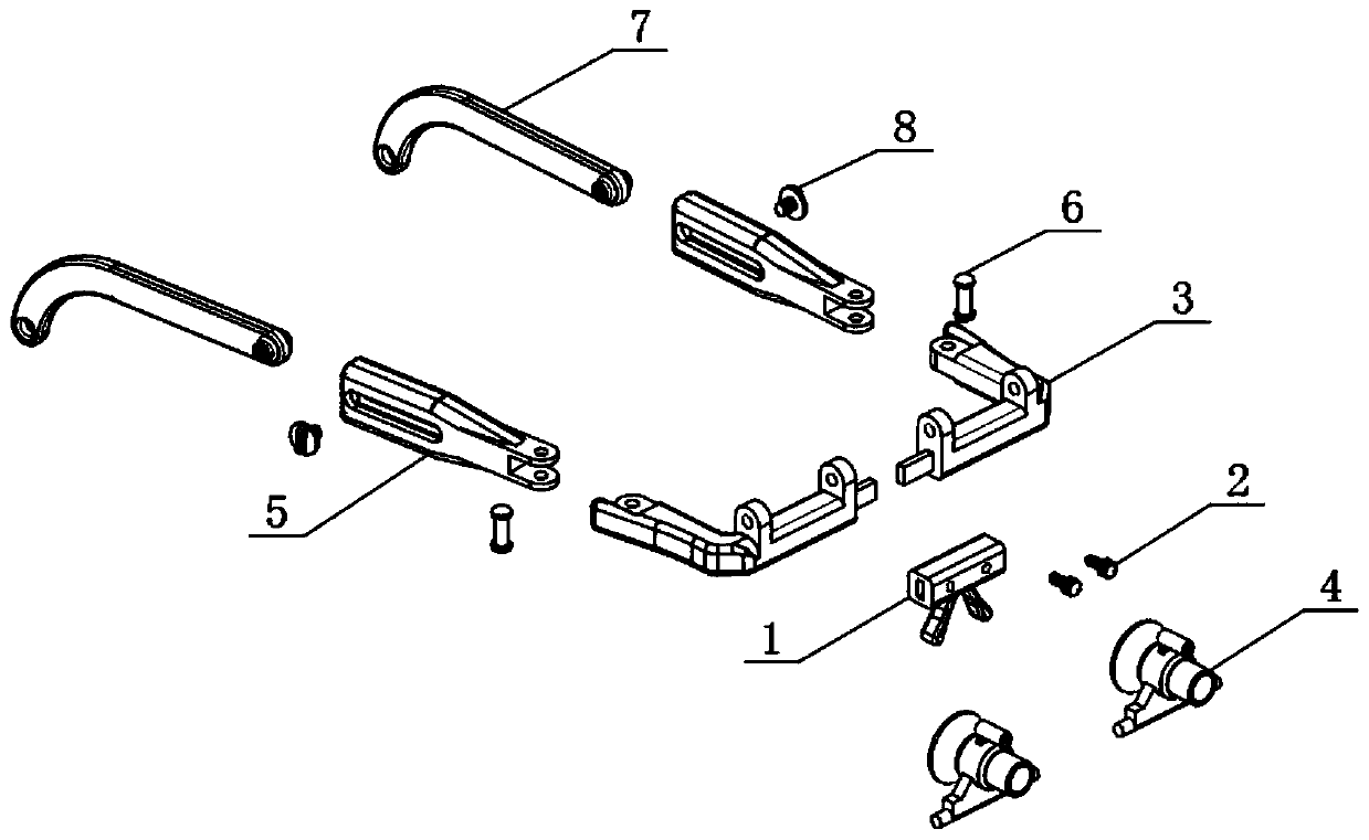 Glasses for auxiliary maintenance of precision instrument