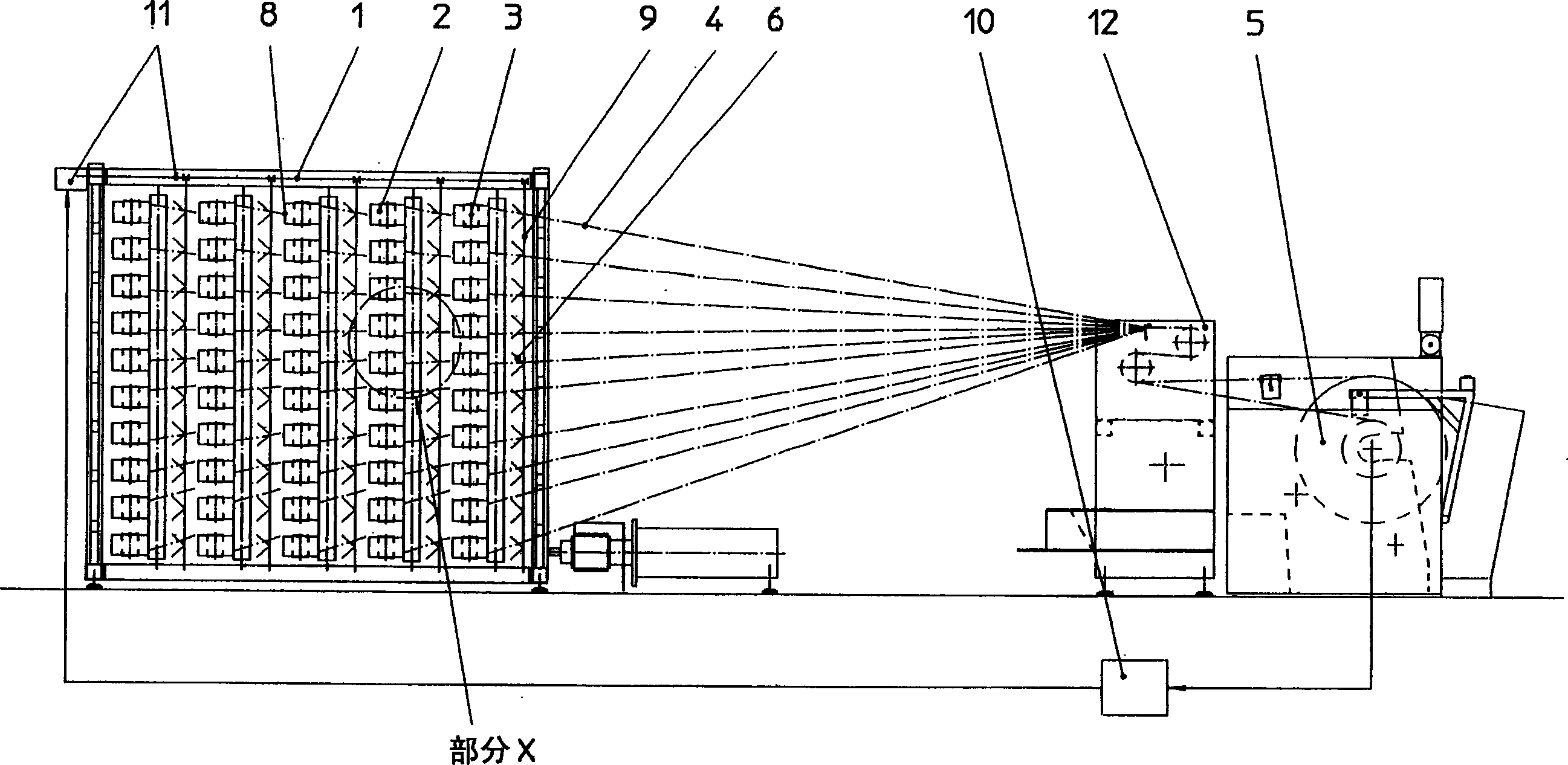 Warping machine