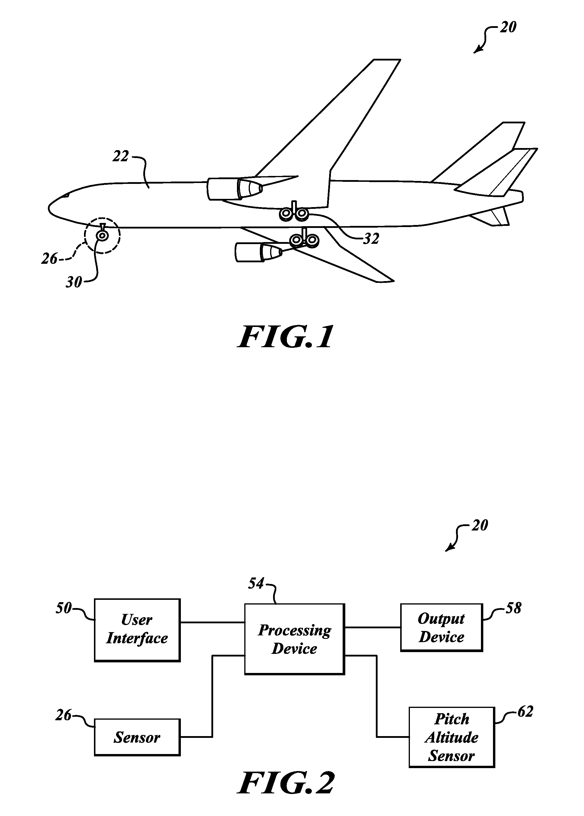 Low cost aircraft center of gravity monitoring systems and methods