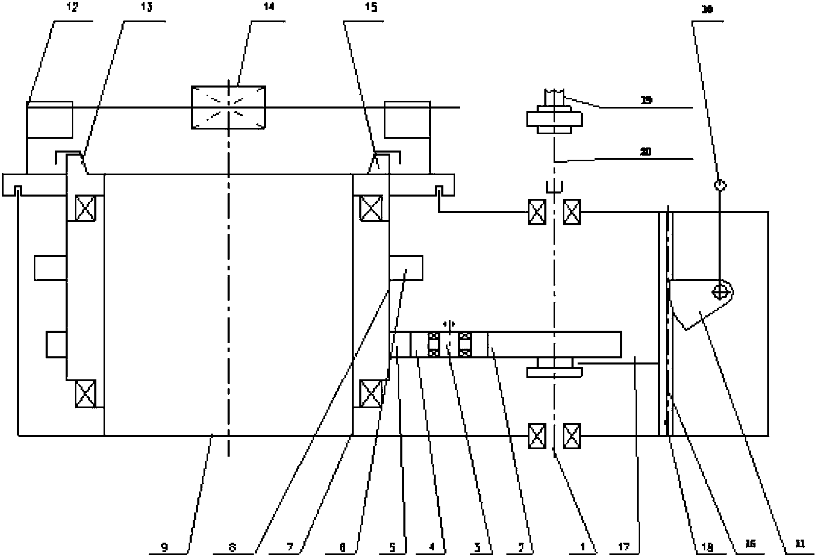 Mating rotary disc of rock core drill