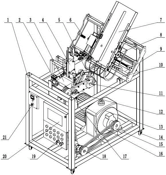 A transplanter test bench based on machine vision