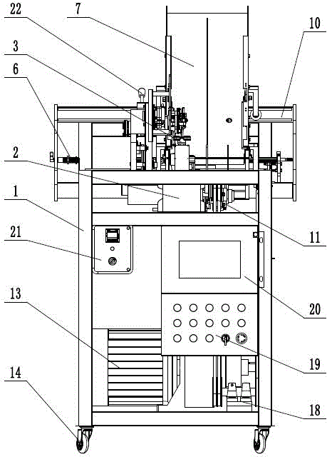 A transplanter test bench based on machine vision