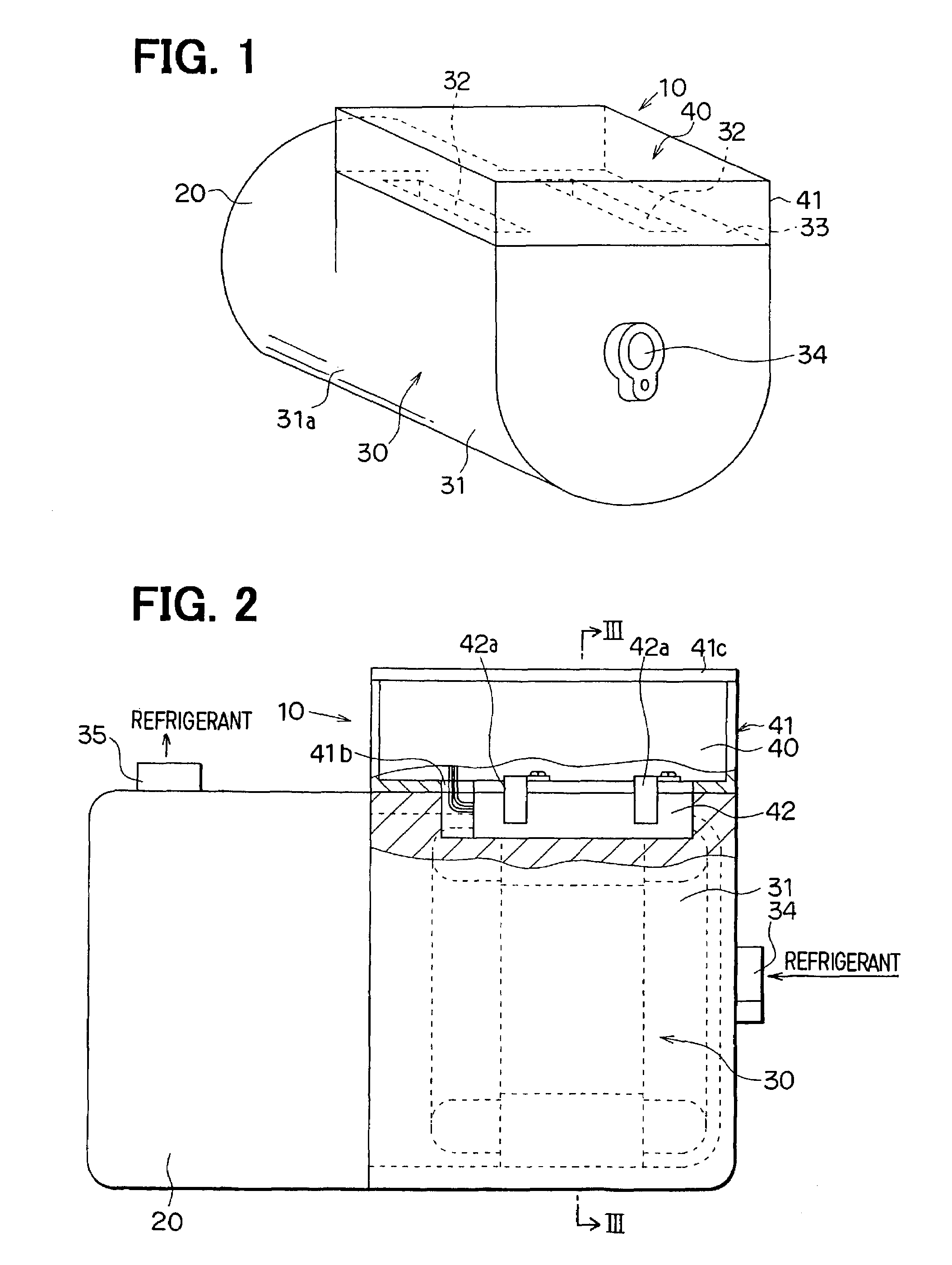 Electric refrigeration compressor having a cooling system for an electrical circuit