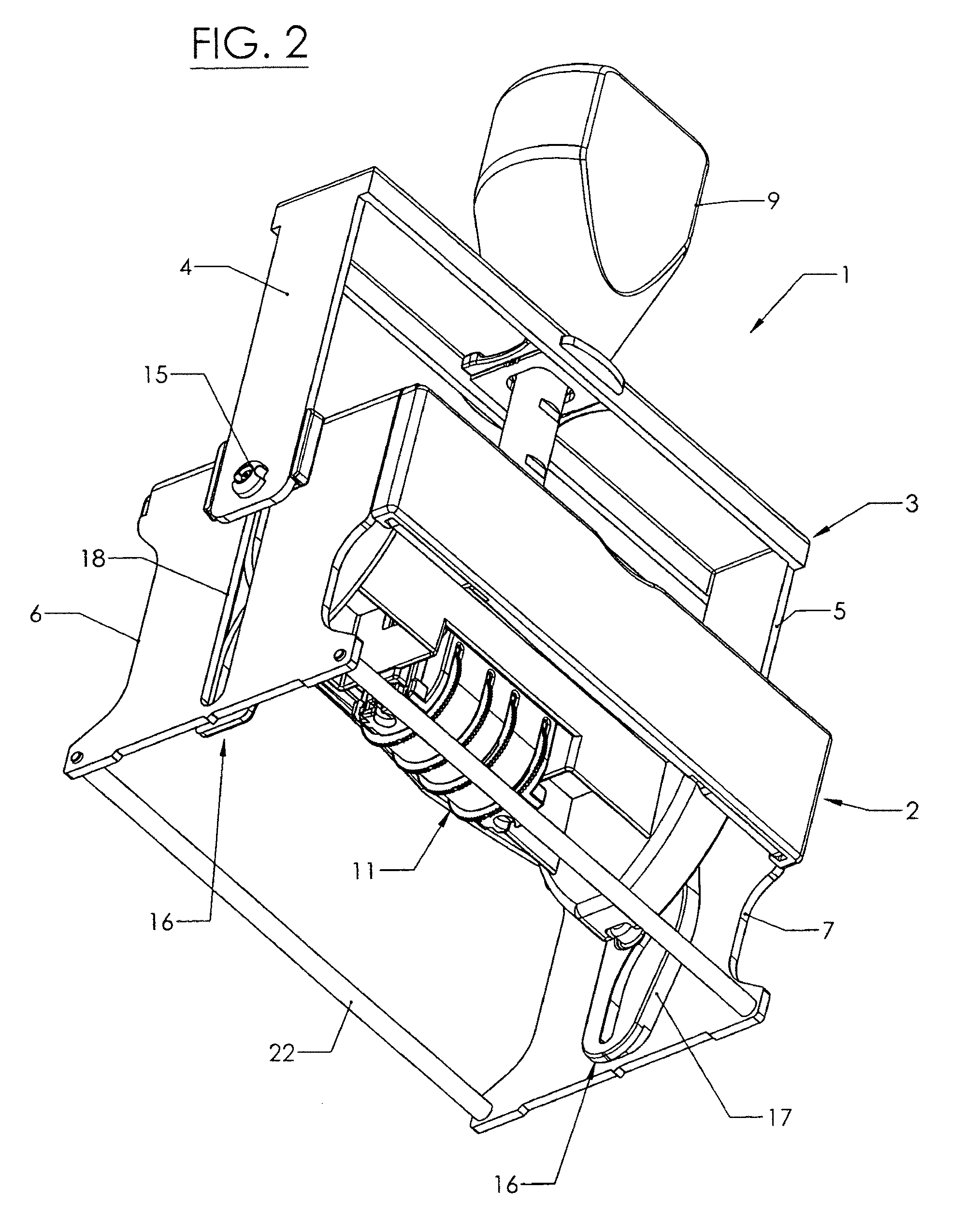 Self-inking hand stamp