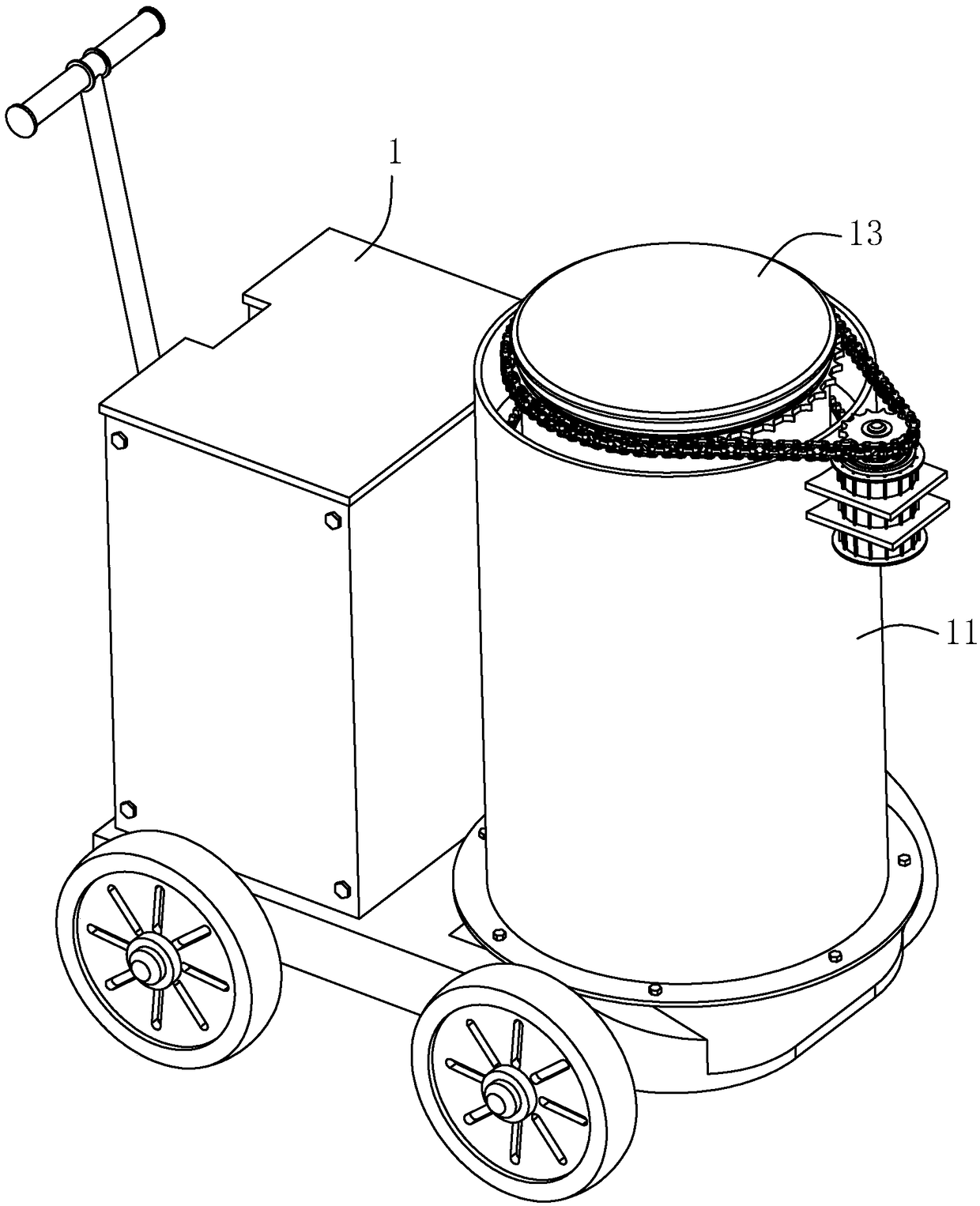 Highway marking machine