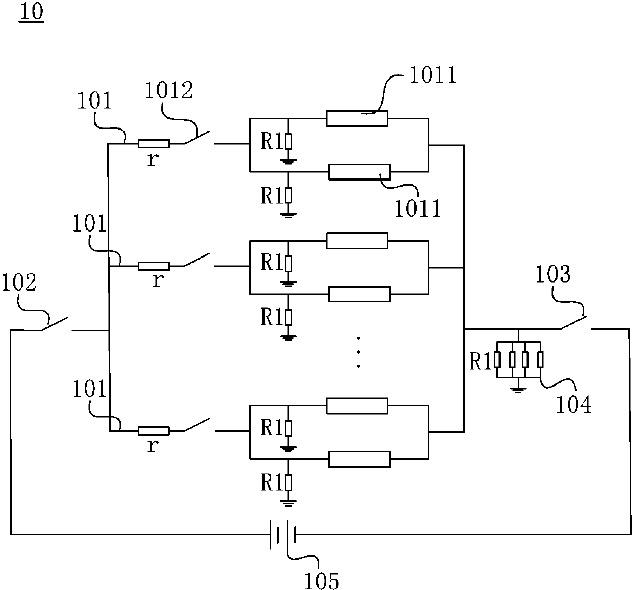 Initiating explosive device control circuit and controller using same