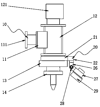 Automobile processing gluing machine based on visual tracking detection