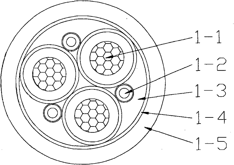 Bunched frequency conversion submarine cable and manufacturing method thereof