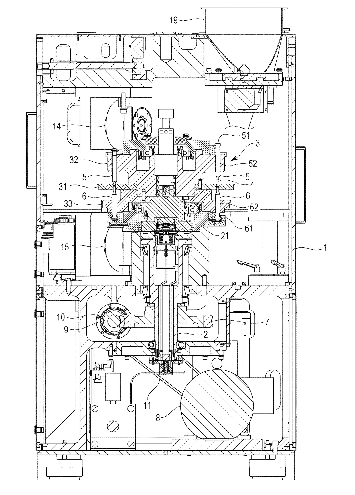 Powdery-material feeding device and powdery-material feeding method