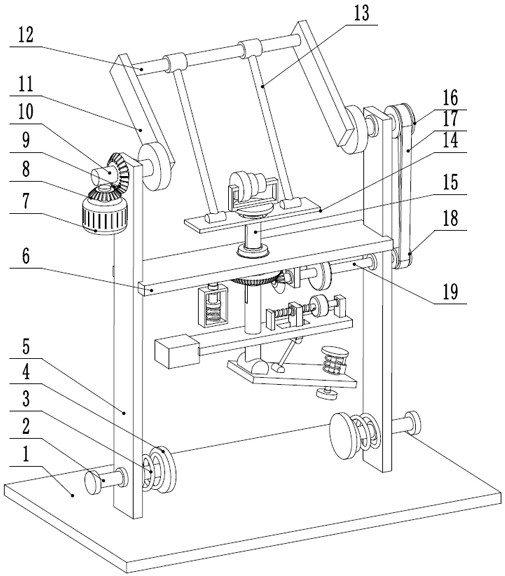 A testing device for automobile seat cushion processing