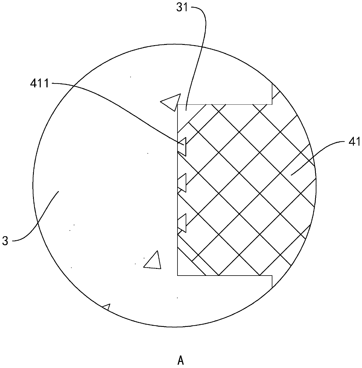 Roof deformation joint structure and construction method thereof