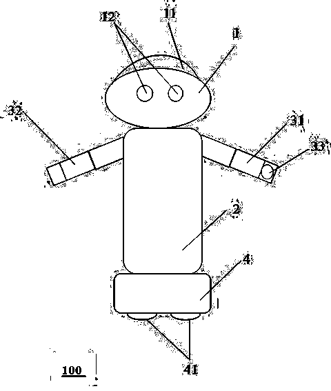 Intelligent robot capable of being automatically charged and charging method of intelligent robot