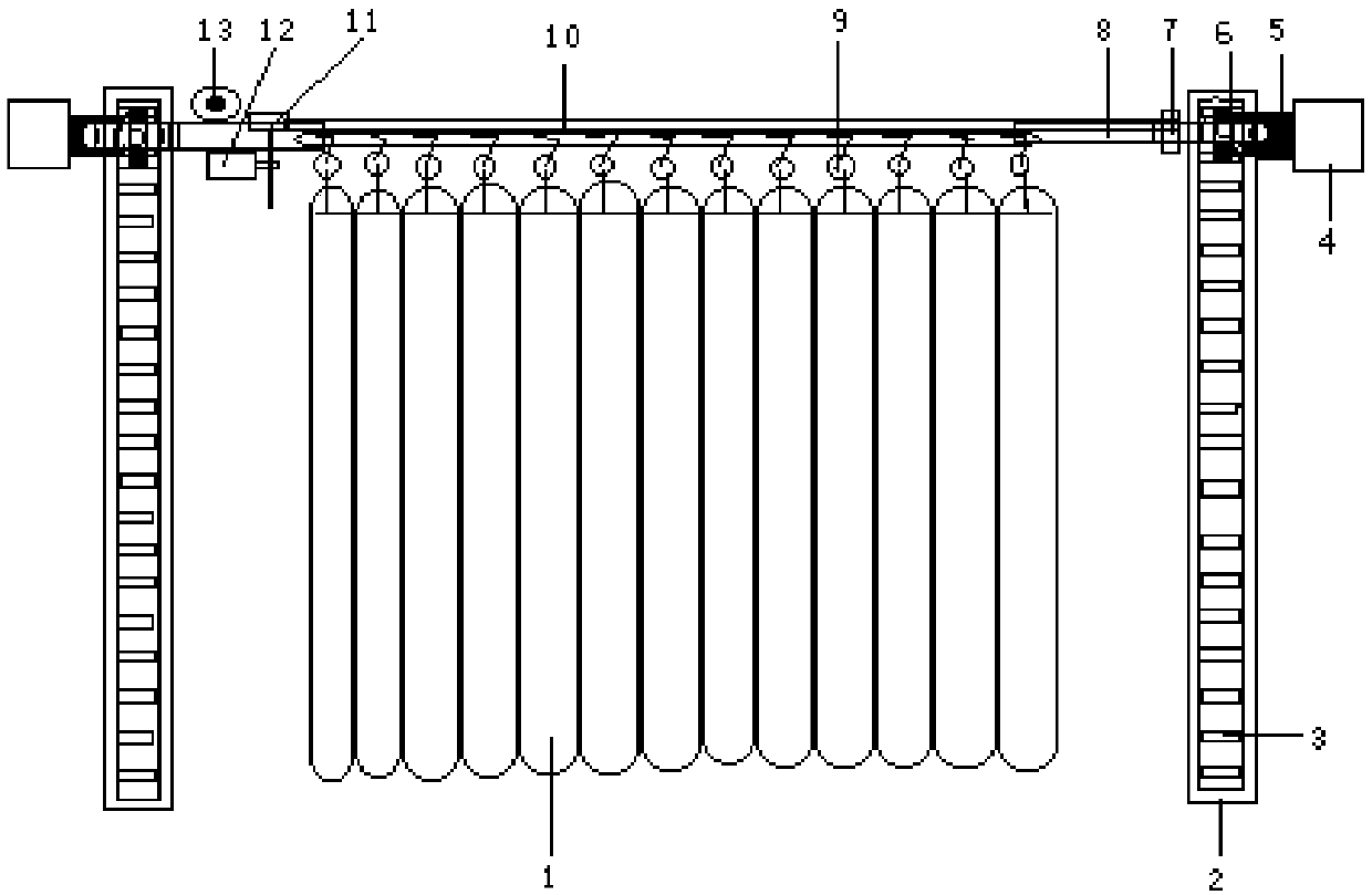 Vertical lifting intelligent curtain