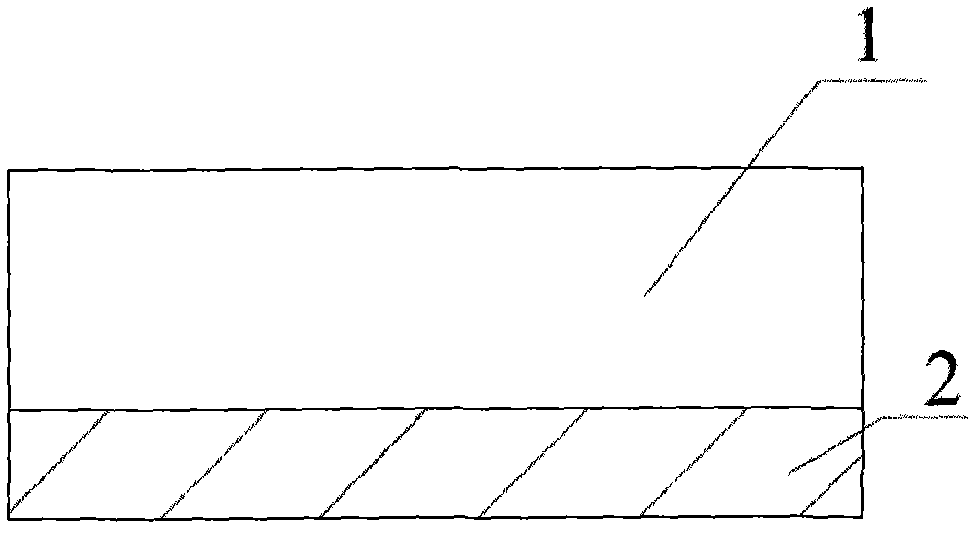 Method for carrying out bonding epitaxial wafer and silicon wafer by indium (In)