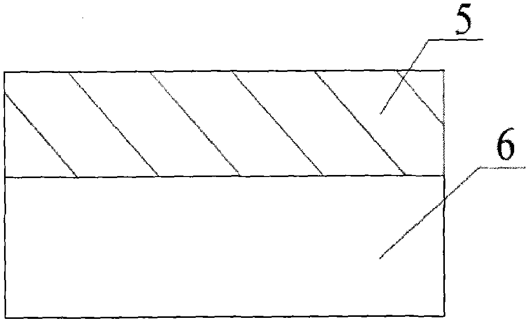 Method for carrying out bonding epitaxial wafer and silicon wafer by indium (In)