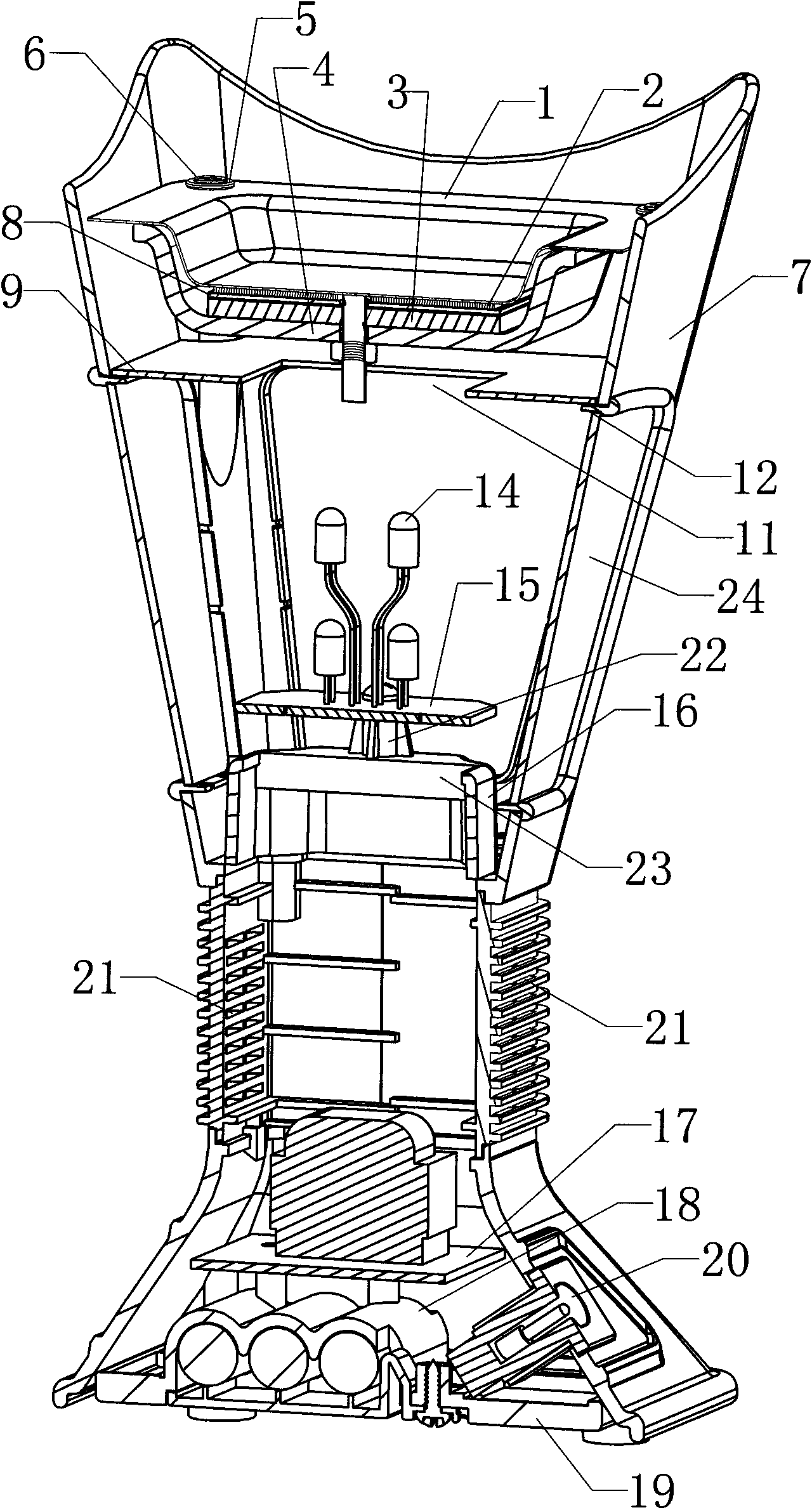 Electronic incense furnace