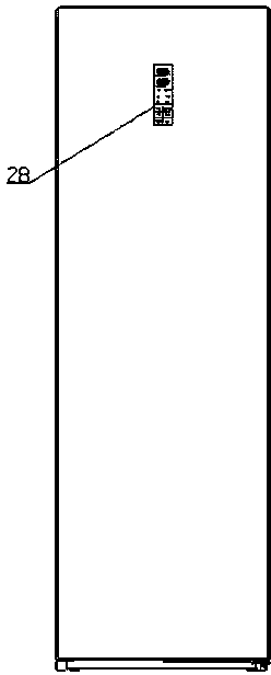 Frostless refrigerator with circulation wind defrosting function and control method thereof