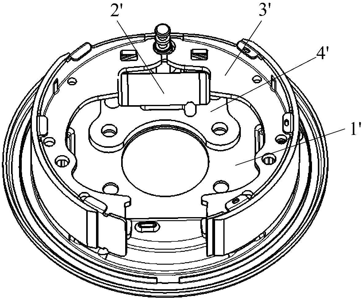 Brake wheel cylinder stroke detecting device