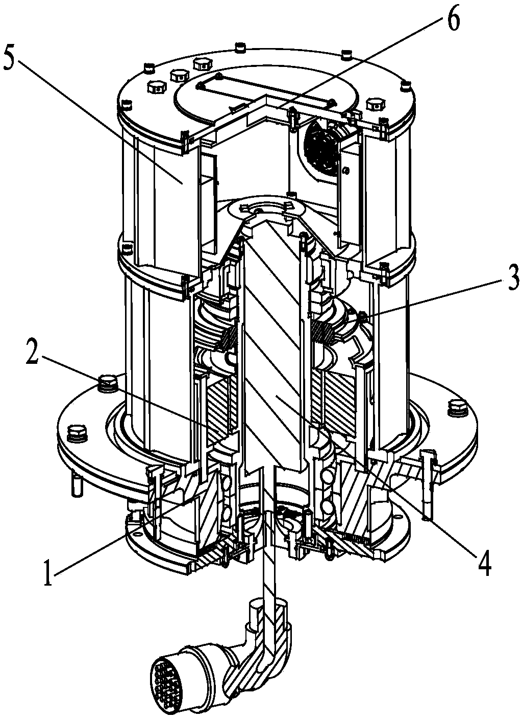 Airborne stable platform for active phased-array antenna