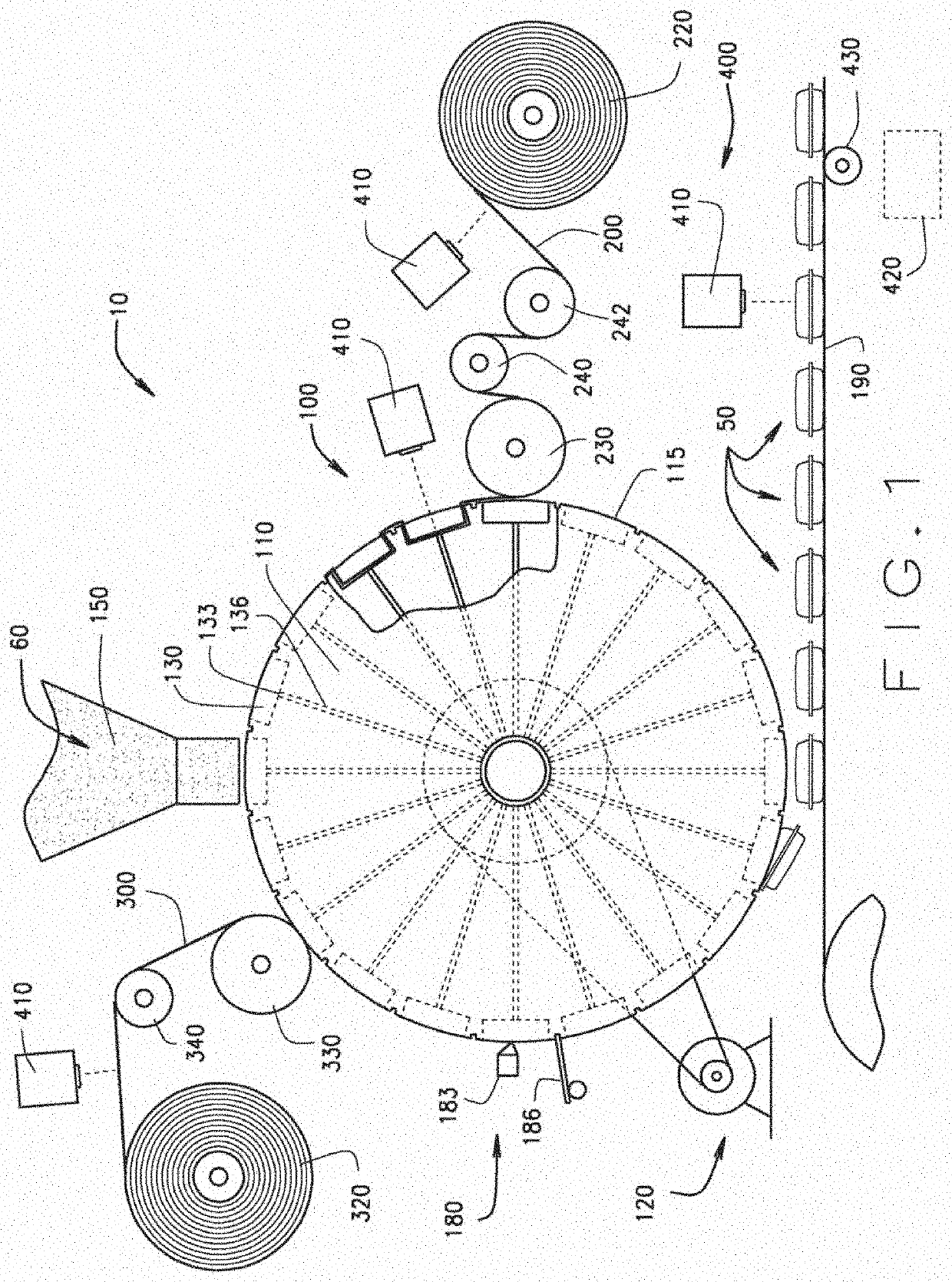 Systems and methods for forming openings in water soluble packets