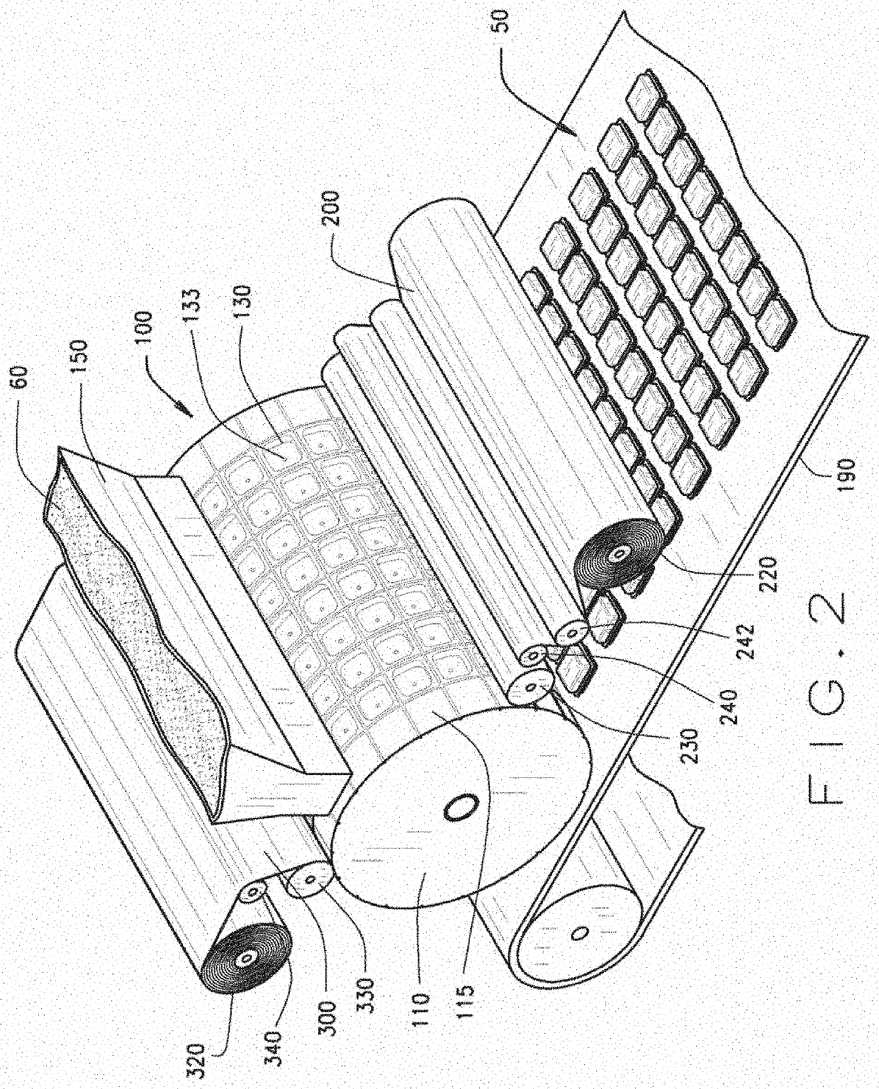 Systems and methods for forming openings in water soluble packets