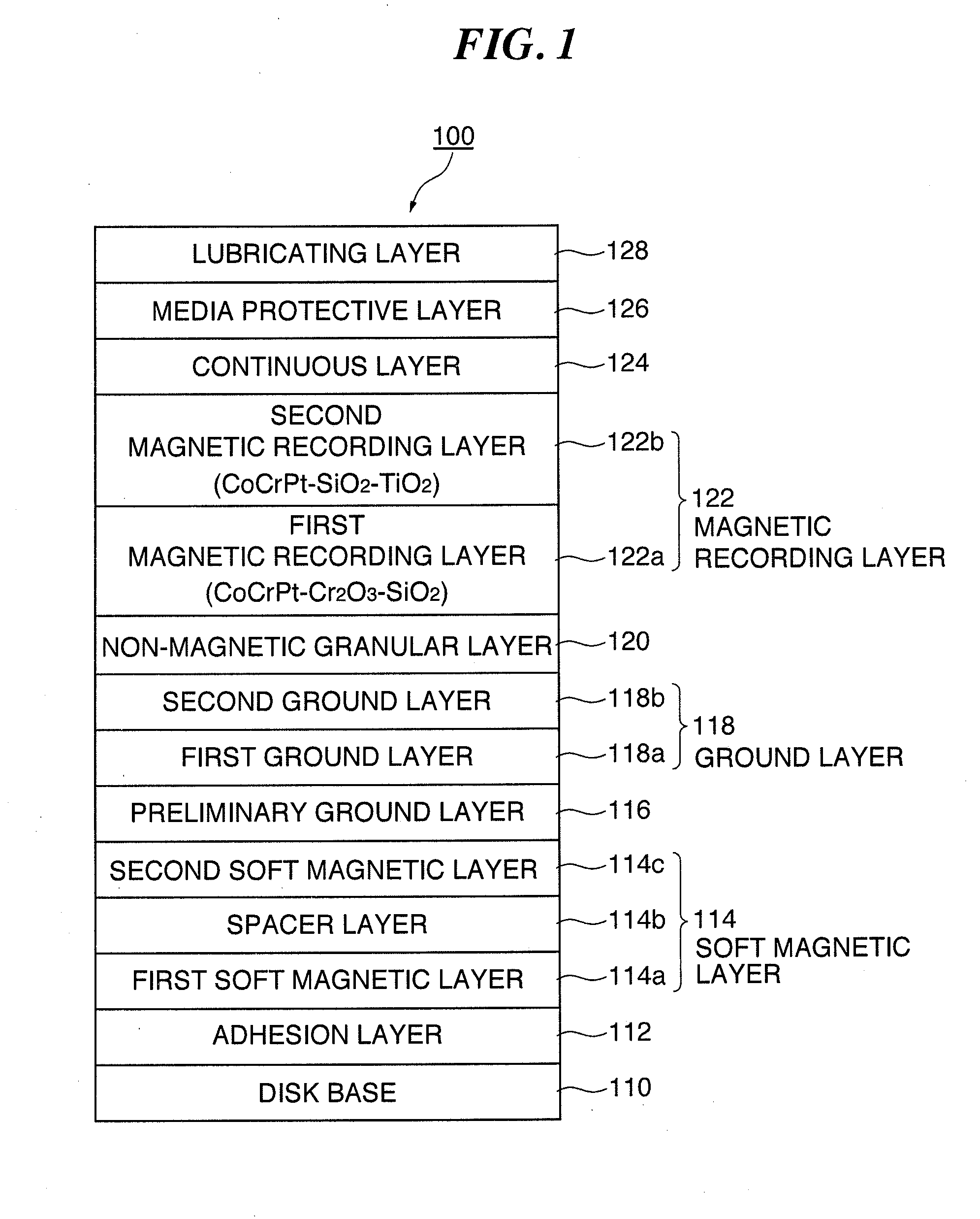 Method of producing a perpendicular magnetic recording medium and perpendicular magnetic recording medium