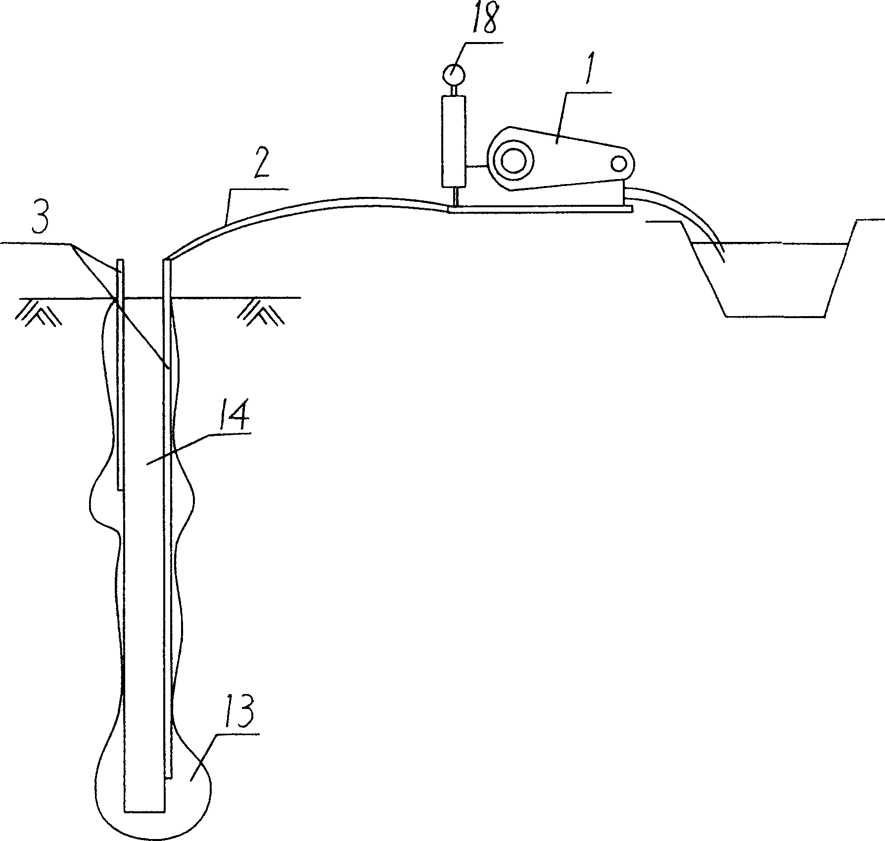 Post mudjack construction technics for sidewal and bottom of bore of filling pile