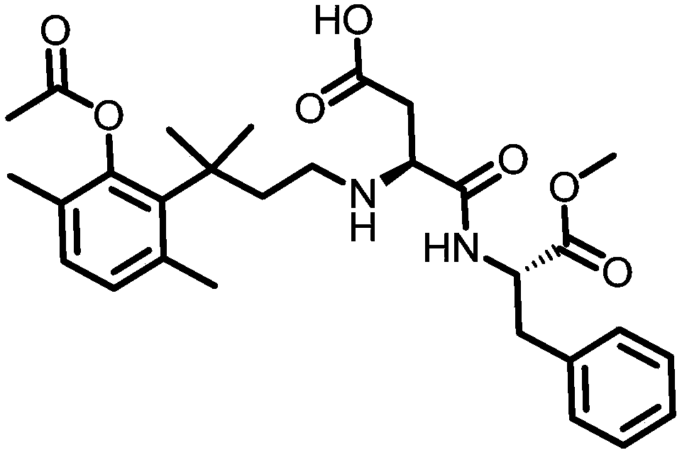 Dipeptide high sweetening agent and synthesis method thereof