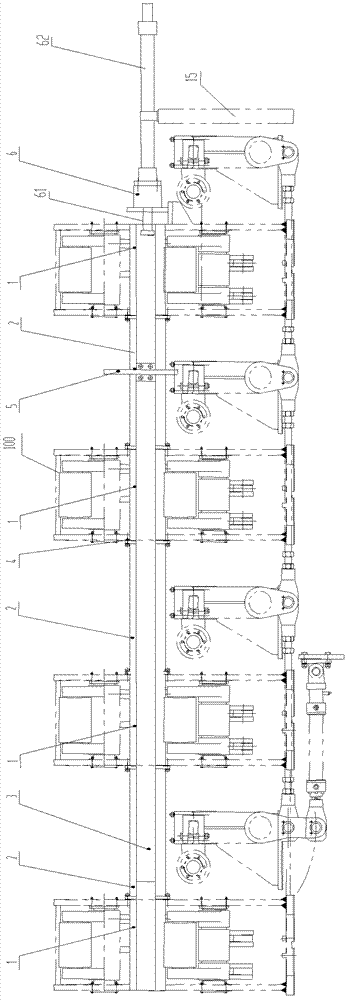 Feeding device on front stand of ASSEL tube mill