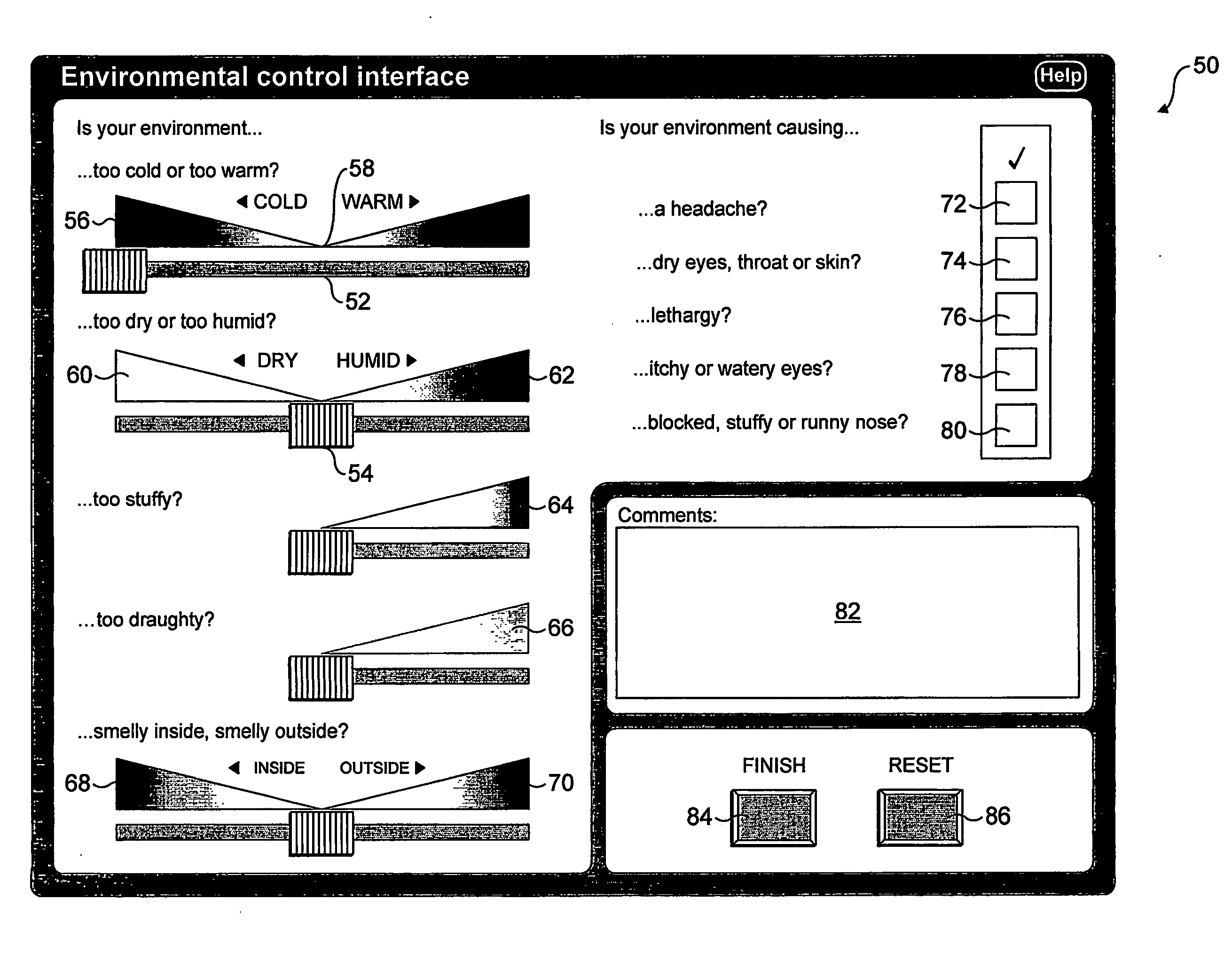 Control method and apparatus for an air conditioner using occupant feedback