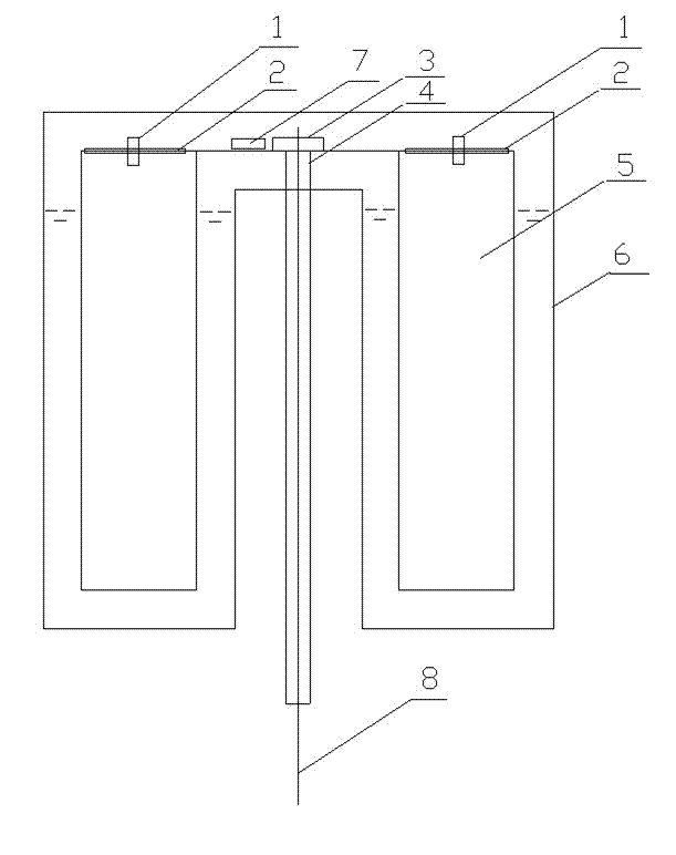 Drooping-down buoyancy leveling device