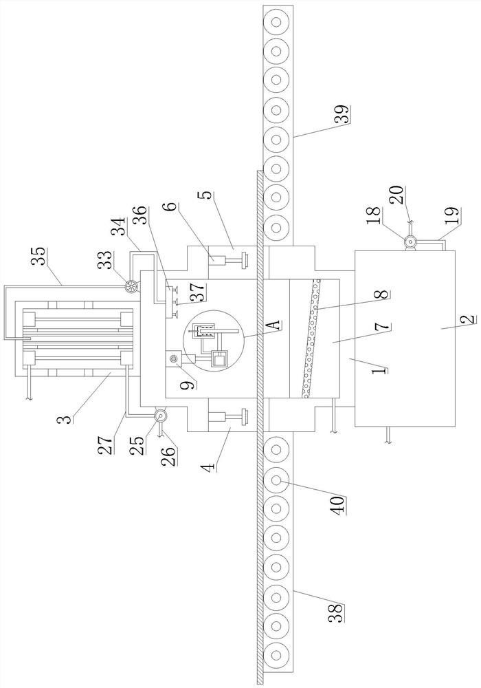 Multifunctional cutting device for steel plate processing