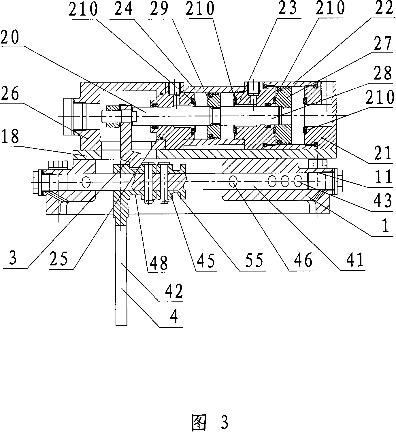 Pneumatic shifting device