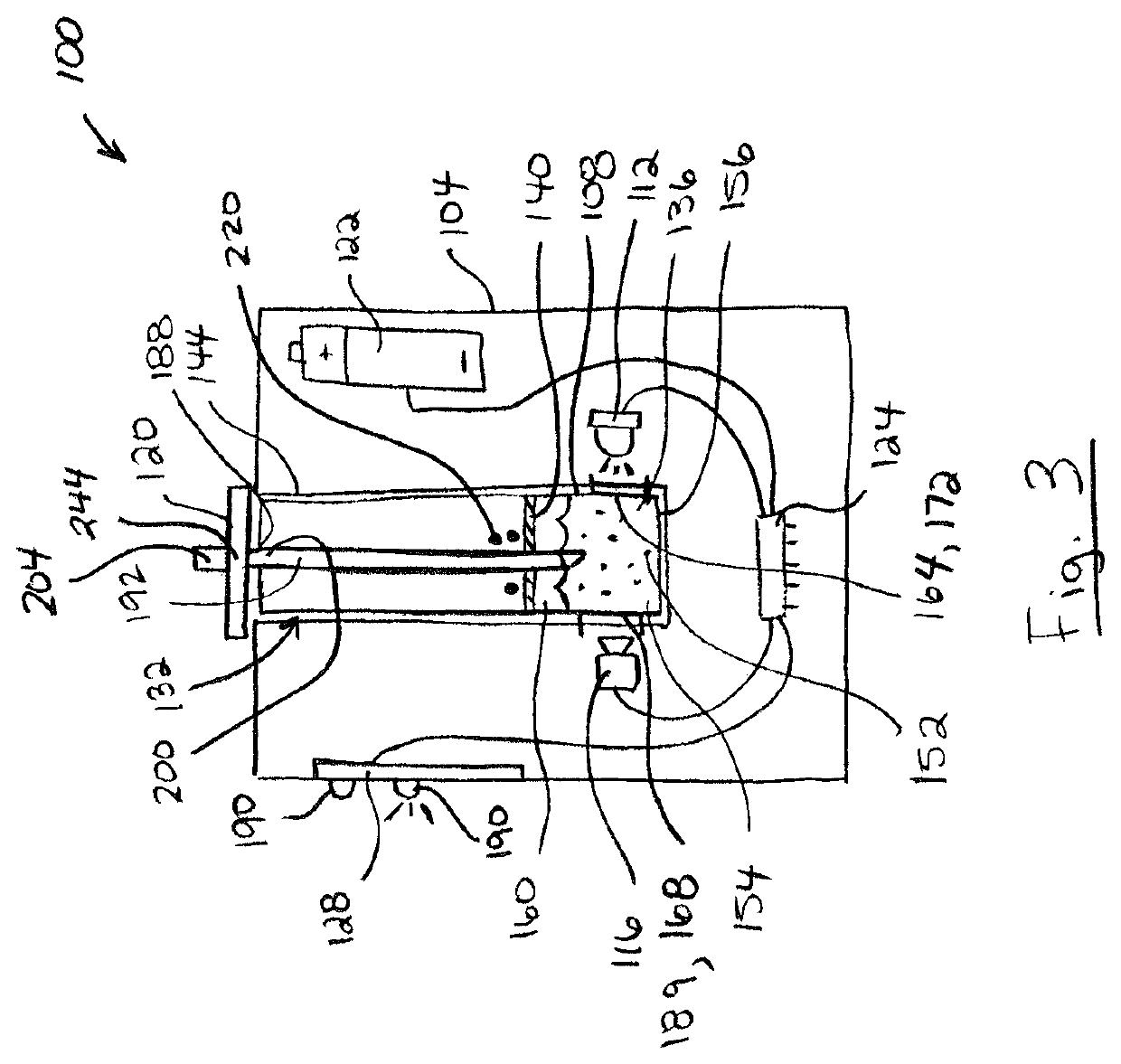 Portable organic molecular sensing device and related systems and methods