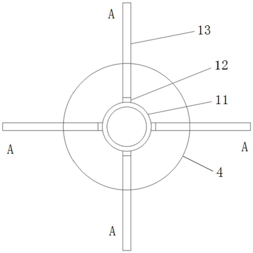 Umbrella-shaped anti-floating anchor rod device and using method